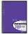 Top Flight Wide Rule 5-Subject Notebook - 200 Sheets - Assorted Perspective: back