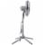 Comfort Zone Oscillating Pedestal Quad Pod Fan - White Perspective: back