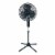 16" Pedestal Fan Black Perspective: back