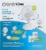 Comfort Zone 2-Way Clip and Desk Fan - White Perspective: back