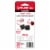 VELCRO® Brand Black Sticky Back Squares Perspective: back