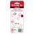 Velcro® Brand Square White Strips Perspective: back