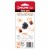 VELCRO® Brand Sticky Back for Fabrics Ovals - 8 Pack - Black Perspective: back