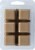 Candle-Lite® Highly Scented Wax Cubes Mahogany Woods Perspective: back