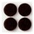 Scotch™ Round Felt Pads - Brown Perspective: back