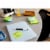 Post-it® Super Sticky Notes Cube - Assorted Perspective: back
