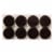 Scotch™ Round Felt Pads - Brown Perspective: back