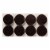 Scotch™ Round Felt Pads - Brown Perspective: back