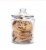Anchor Hocking Heritage Hill Clear Glass Jar Perspective: back