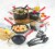 GoodCook ProEase Nonstick 12 Piece Cookware Set with Utensils, Black Perspective: back