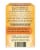 Yogi Organic Caffine Free Honey Chai Tumeric Vitality Tea Bags Perspective: back
