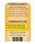 Yogi Sweet Ginger Citrus Turmeric Vitality Organic Herbal Tea Bags Perspective: back