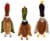 Spot Dog-Spot Mini Skinneeez Crinkler Bird Perspective: back