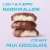 RUSSELL STOVER Easter Bunny Marshmallow Milk Chocolate Candy Rabbit Perspective: back