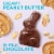 RUSSELL STOVER Easter Bunny Peanut Butter Milk Chocolate Candy Rabbit Perspective: back