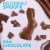 RUSSELL STOVER Easter Bunny Hollow Milk Chocolate Candy Rabbit Perspective: back