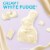 RUSSELL STOVER Easter Solid White Fudge Easter Bunny Perspective: back