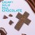 RUSSELL STOVER Solid Milk Chocolate Candy Easter Cross Perspective: back