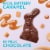 RUSSELL STOVER Easter Caramel Milk Chocolate Easter Bunny Perspective: back