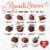 RUSSELL STOVER Valentine's Day Romantic Roses Assorted Milk & Dark Chocolate Heart Gift Box Perspective: back