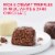 RUSSELL STOVER Valentine's Day Fabric Heart Milk, Dark & White Chocolate Truffle Candy Gift Box Perspective: back