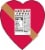 Russell Stover Velvet Assorted Chocolate Heart Valentine Candy Perspective: back
