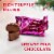 RUSSELL STOVER Christmas Truffles in Milk Chocolate Gift Box Perspective: back