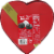 Russell Stover Valentine's Red Velvet Truffles in Red Velvet Heart Perspective: back