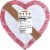 Russell Stover Chocolate Covered Nuts Heart Box Valentine Candy Perspective: back