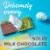 RUSSELL STOVER Easter Bunny Money Solid Milk Chocolate Candy Bar Perspective: back
