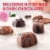 Russell Stover Assorted Milk & Dark Chocolates Red Foil Heart Valentine Candy Gift Box Perspective: back