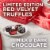 RUSSELL STOVER Valentine's Day Red Velvet Truffle in Milk & Dark Chocolate Heart Gift Box Perspective: back