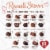 RUSSELL STOVER Valentine's Day Red Foil Heart Assorted Milk & Dark Chocolate Candy Gift Box Perspective: back