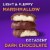 RUSSELL STOVER Halloween Dark Chocolate Marshmallow Candy Pumpkin Perspective: back