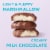 RUSSELL STOVER Marshmallow Milk Chocolate Candy Easter Egg Perspective: back