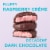 RUSSELL STOVER Easter Raspberry Crème Dark Chocolate Candy Easter Egg Perspective: back