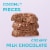 RUSSELL STOVER Coconut Milk Chocolate Candy Easter Nest Perspective: back