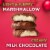 RUSSELL STOVER Christmas Milk Chocolate Marshmallow Ornament Perspective: back