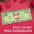 RUSSELL STOVER Christmas Reindeer Solid Milk Chocolate Candy Money Bar Perspective: back