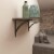 Knape & Vogt Elegante 10 In. Black Decorative Bracket RP-0053-10BK Perspective: back