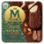 Magnum Vegan Frozen Dessert with Non-Dairy Belgian Chocolate Almond Ice Cream Bar Perspective: back