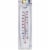 Taylor 3-1/4 W x 14-1/2 H Rustproof Tube Indoor & Outdoor Thermometer 5109 Perspective: back