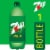 7UP Lemon Lime Caffeine-Free Soda Bottle Perspective: back