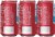 Hawaiian Punch® Fruit Juicy Red® Juice 6 pack of 12 fl oz cans Perspective: back