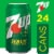7UP Lemon Lime Caffeine-Free Soda Cans Perspective: back
