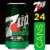 7UP Zero Sugar Lemon Lime Caffeine-Free Soda Cans Perspective: back