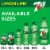 7UP Lemon Lime Caffeine-Free Soda Bottles Perspective: back
