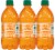 Crush Orange Soda Bottles Perspective: back