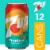7UP Tropical Caffeine Free Lemon Lime Mango Peach Soda Cans Perspective: back