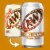 A&W® Zero Sugar Cream Soda Cans Perspective: back